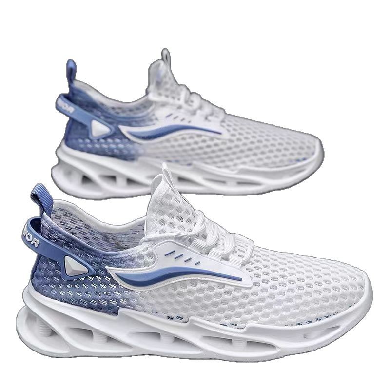 Men's Breathable Mesh Casual Sports Shoes, Lightweight Outdoor Walking Sneakers