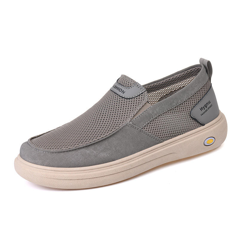 Men's Breathable Mesh Casual Shoes, Lightweight Slip-on Walking Shoes for Summer