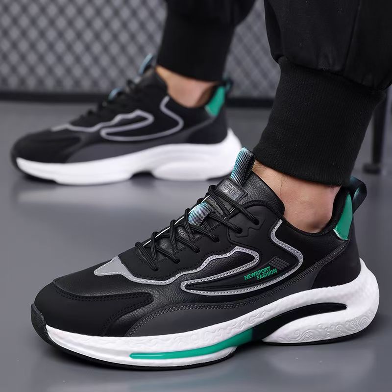 Men's Breathable Mesh Casual Sports Shoes, Non-Slip Low-Top Sneakers for Summer