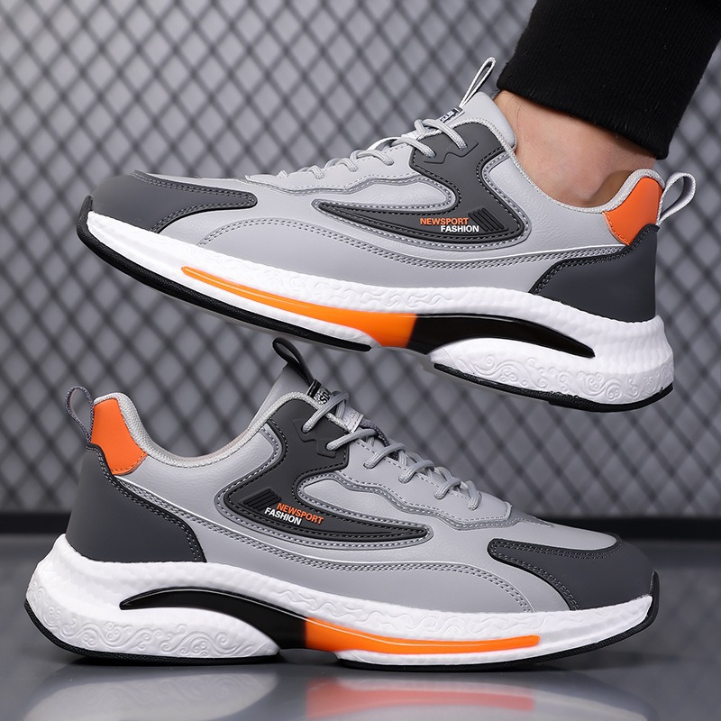 Men's Breathable Mesh Casual Sports Shoes, Non-Slip Low-Top Sneakers for Summer