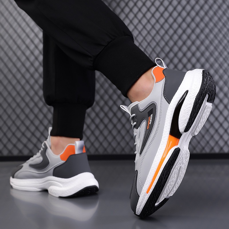 Men's Breathable Mesh Casual Sports Shoes, Non-Slip Low-Top Sneakers for Summer