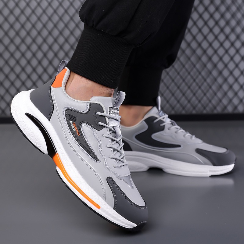 Men's Breathable Mesh Casual Sports Shoes, Non-Slip Low-Top Sneakers for Summer