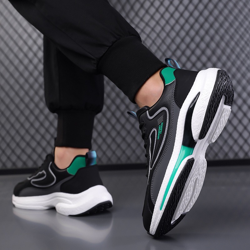 Men's Breathable Mesh Casual Sports Shoes, Non-Slip Low-Top Sneakers for Summer