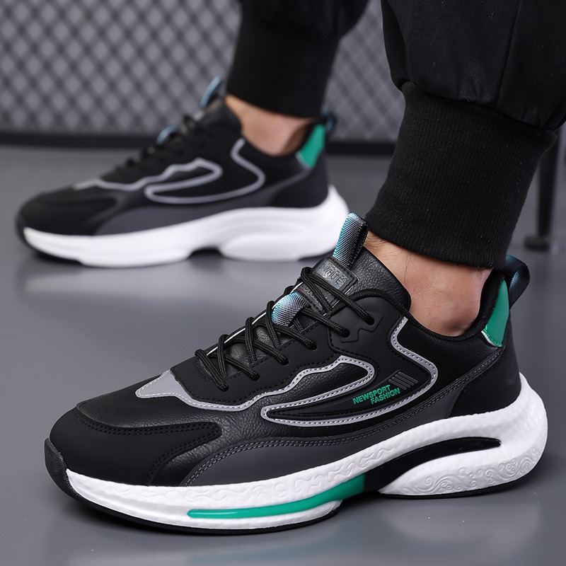 Men's Breathable Mesh Casual Sports Shoes, Non-Slip Low-Top Sneakers for Summer