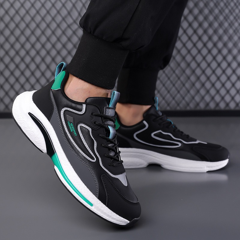 Men's Breathable Mesh Casual Sports Shoes, Non-Slip Low-Top Sneakers for Summer