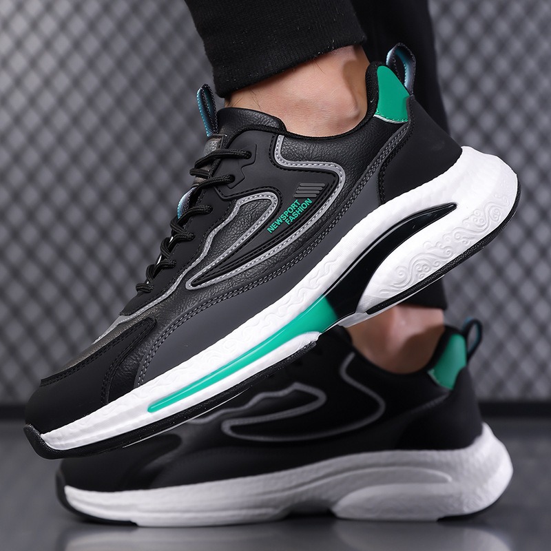 Men's Breathable Mesh Casual Sports Shoes, Non-Slip Low-Top Sneakers for Summer
