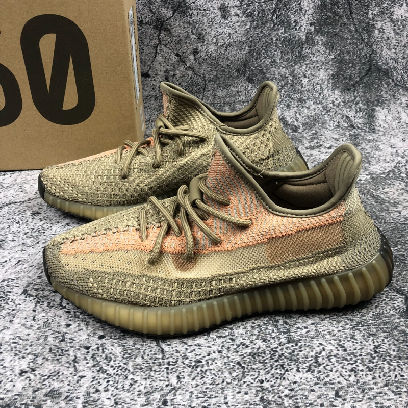 Baiyi Yeezy 350 Running Shoes for Men Women, Breathable Mesh Low-Top Sneakers