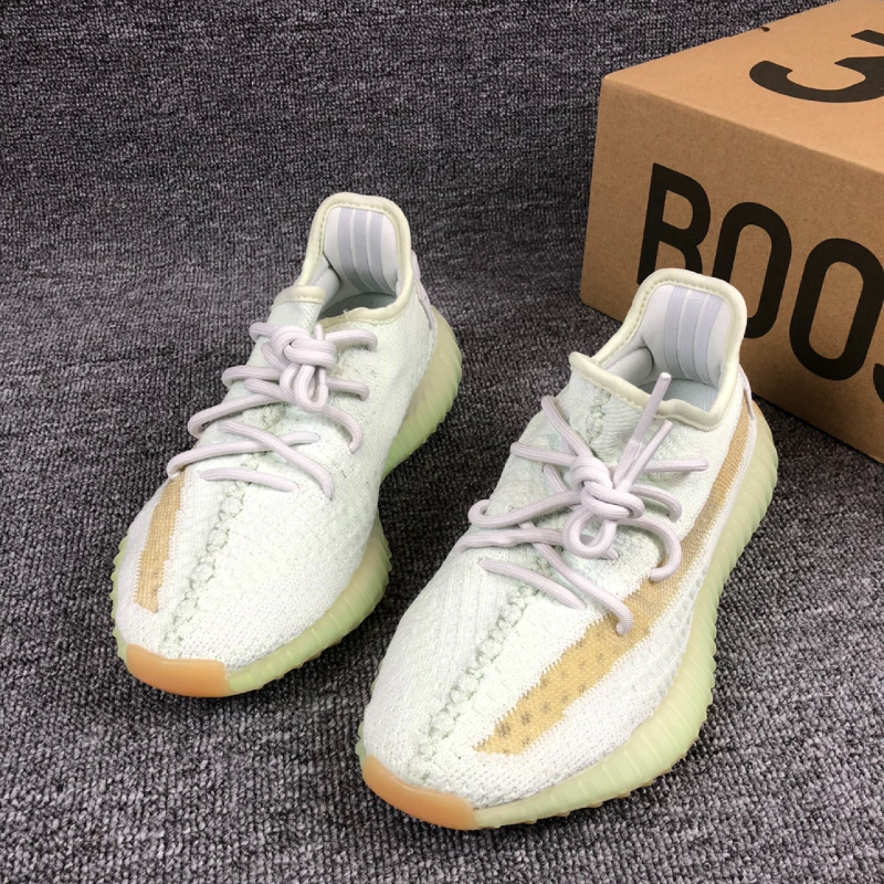 Baiyi Yeezy 350 Running Shoes for Men Women, Breathable Mesh Low-Top Sneakers
