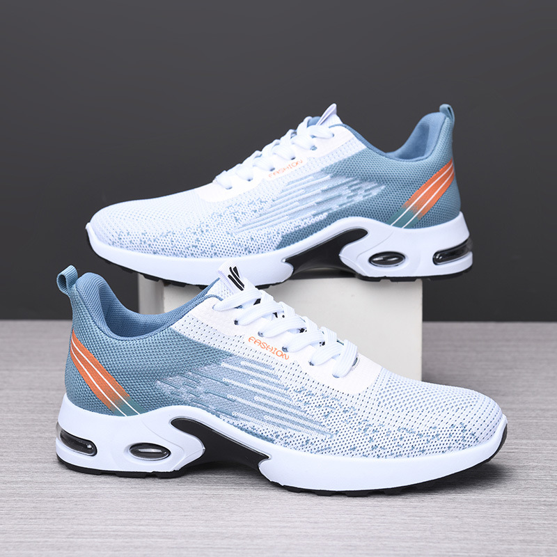 Men's Breathable Casual Running Shoes, Lightweight Air Cushion Sneakers for Spring and Autumn