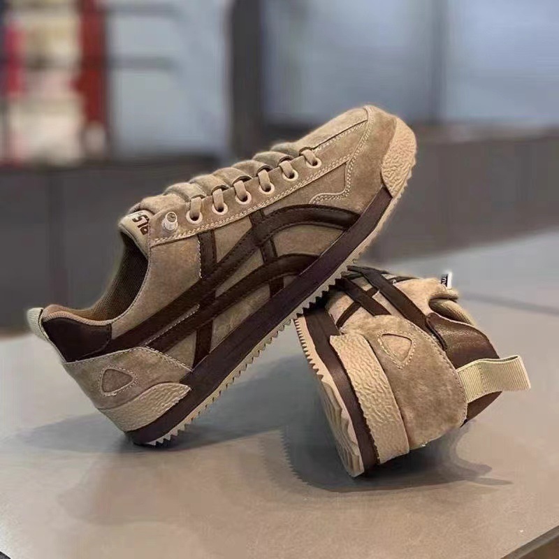 Men's Casual Breathable Retro Flat Sneakers, Low-Top Walking Shoes for Spring
