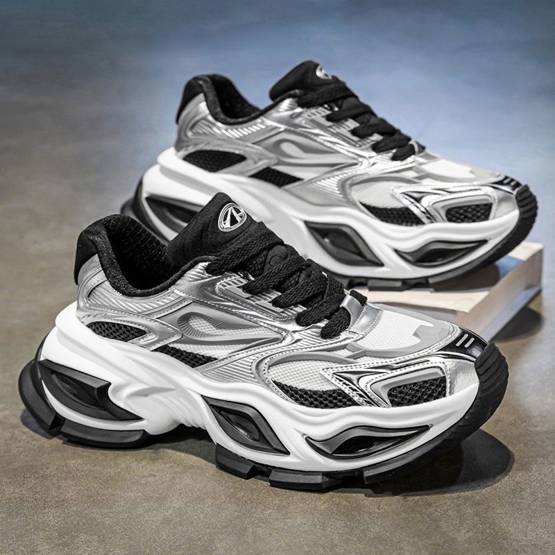Men's Breathable Chunky Sneakers Casual Comfortable Walking Shoes