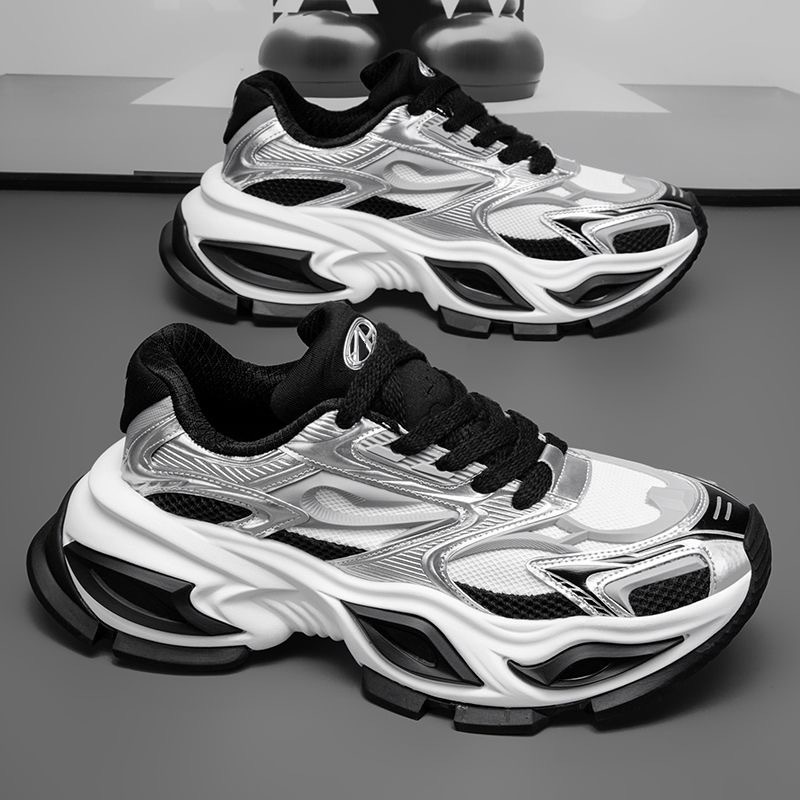 Men's Breathable Chunky Sneakers Casual Comfortable Walking Shoes