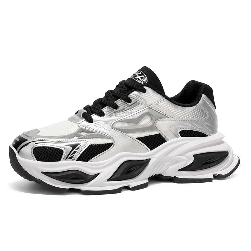 Men's Breathable Chunky Sneakers Casual Comfortable Walking Shoes