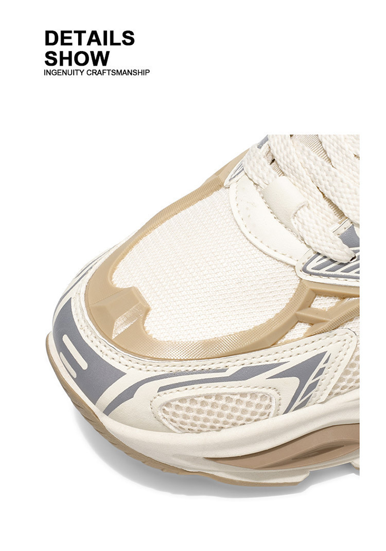 Men's Breathable Chunky Sneakers Casual Comfortable Walking Shoes