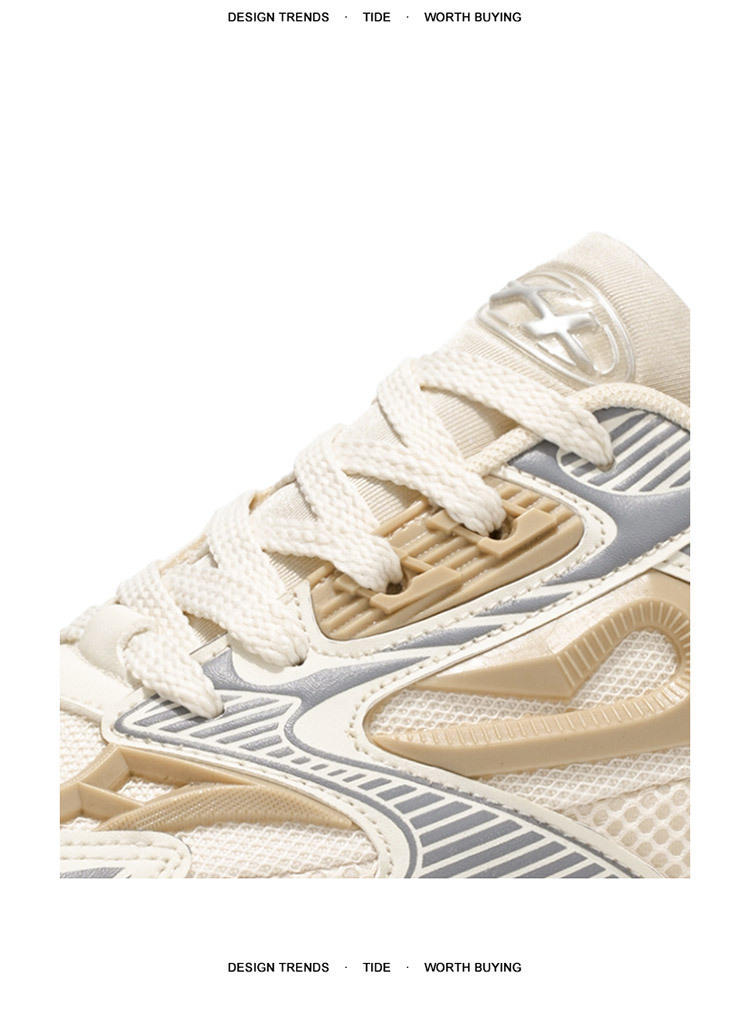 Men's Breathable Chunky Sneakers Casual Comfortable Walking Shoes