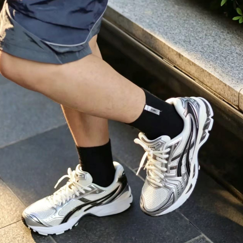Men's Retro Tennis Running Shoes K14, Chunky Dad Sneakers for Men, Breathable PU Mesh Low-Top