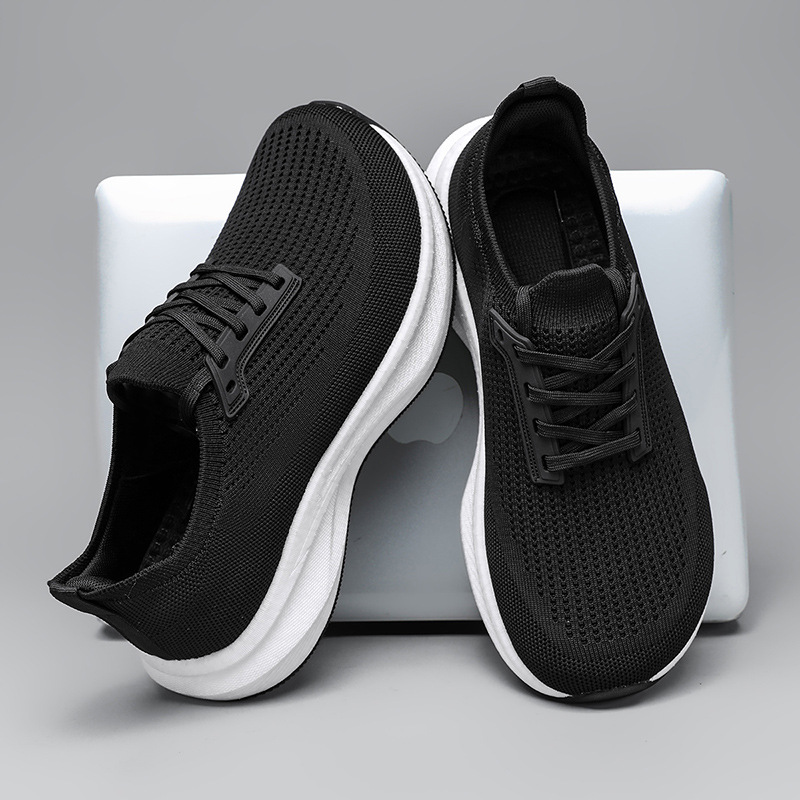 Men's Wide Toe Box Running Shoes Breathable Mesh Casual Sneakers for Summer