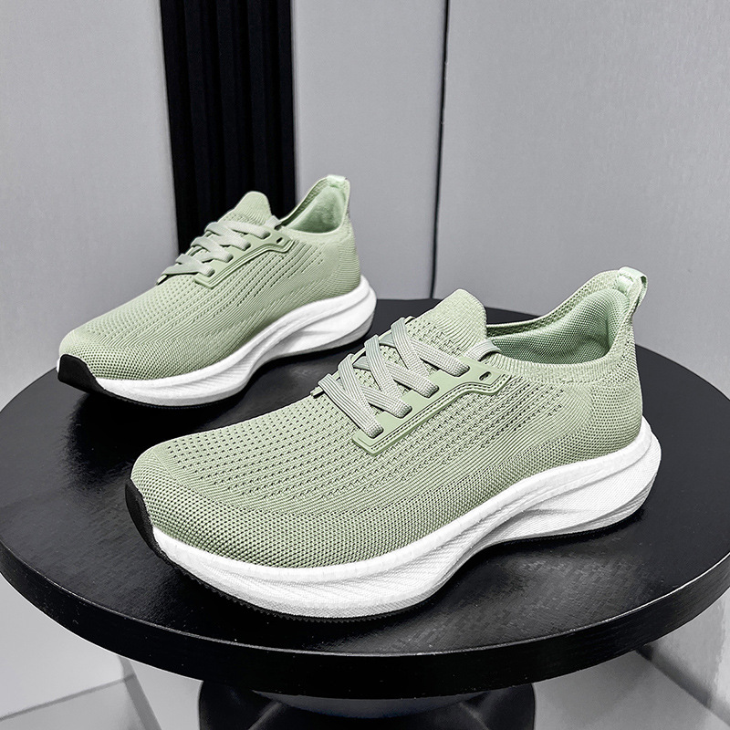 Men's Wide Toe Box Running Shoes Breathable Mesh Casual Sneakers for Summer