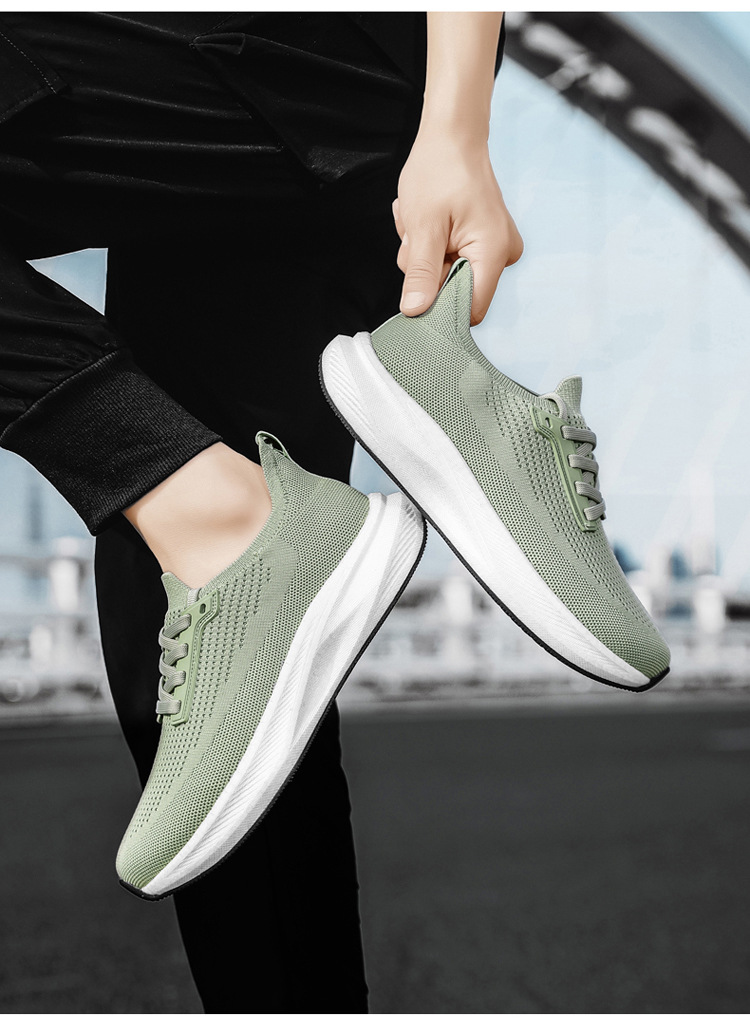 Men's Wide Toe Box Running Shoes Breathable Mesh Casual Sneakers for Summer