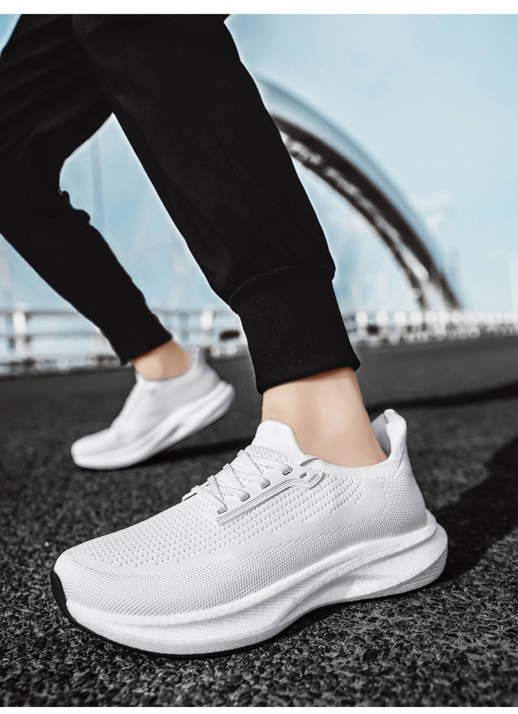 Men's Wide Toe Box Running Shoes Breathable Mesh Casual Sneakers for Summer