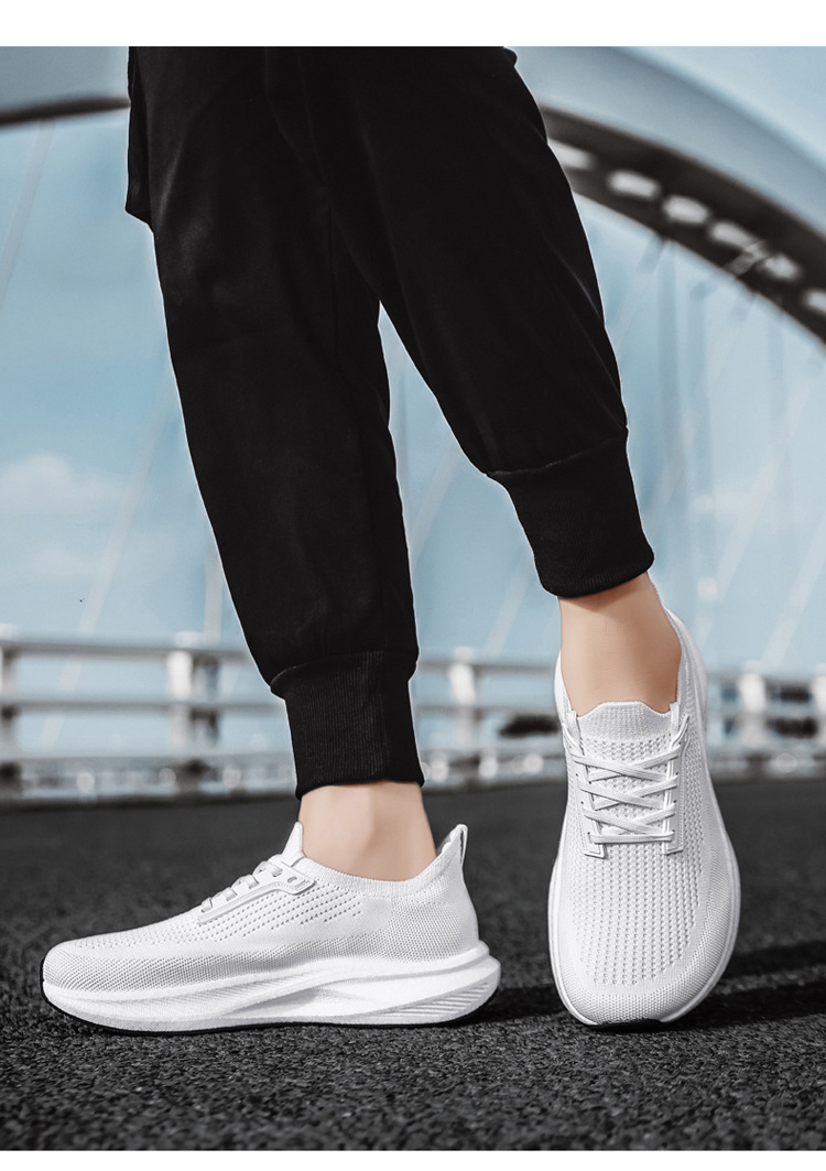 Men's Wide Toe Box Running Shoes Breathable Mesh Casual Sneakers for Summer