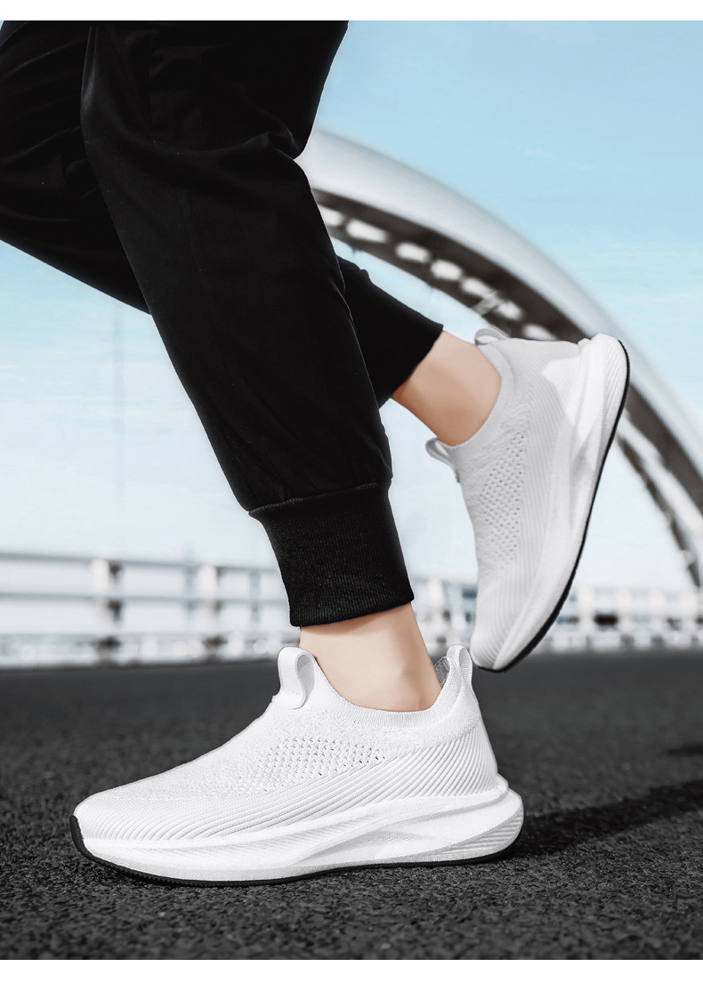 Men's Wide Toe Box Running Shoes Breathable Mesh Casual Sneakers for Summer