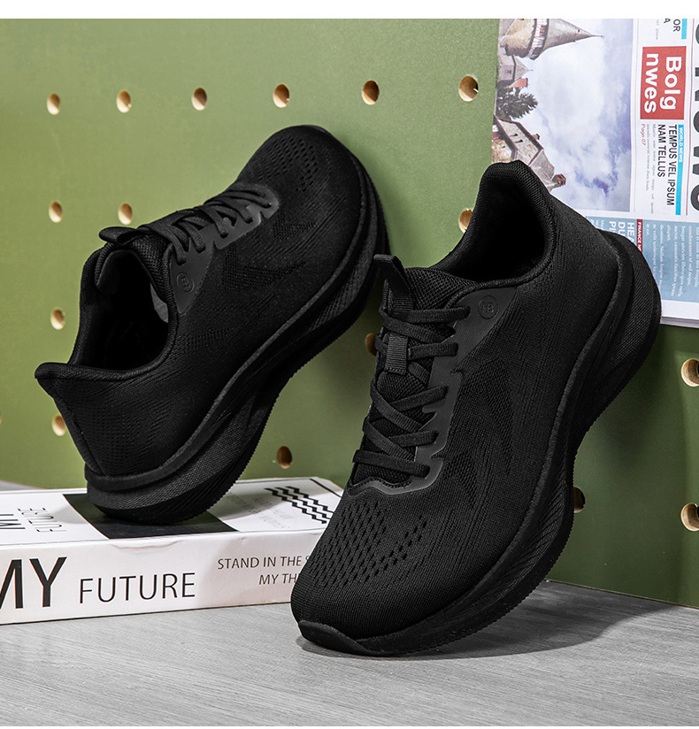 Men's Wide Toe Box Running Shoes Breathable Mesh Casual Sneakers for Summer