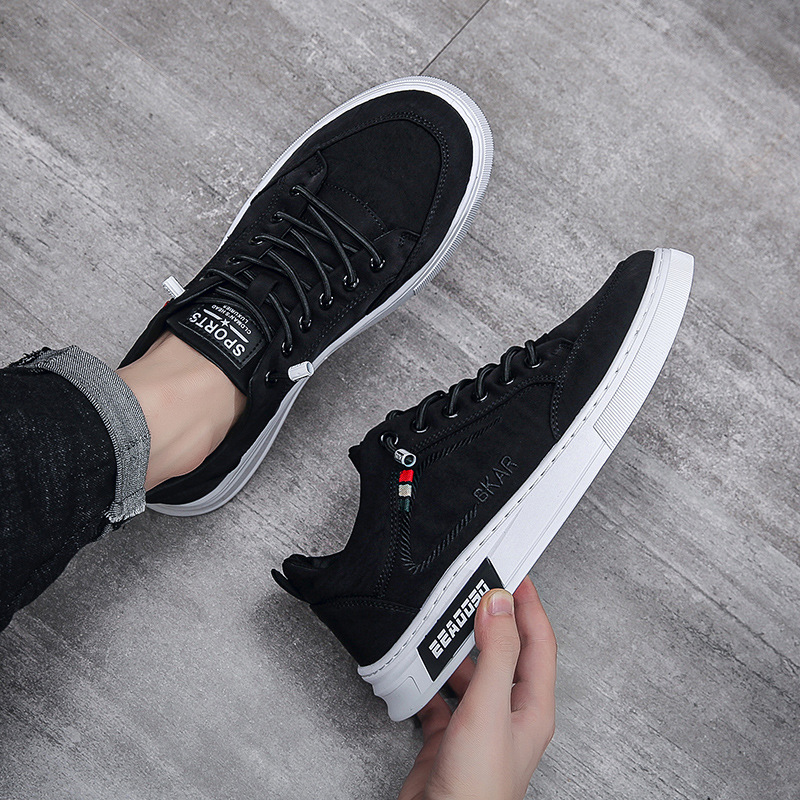 Men Canvas Slip-on Shoes Breathable Low-top Casual Sneakers for Summer