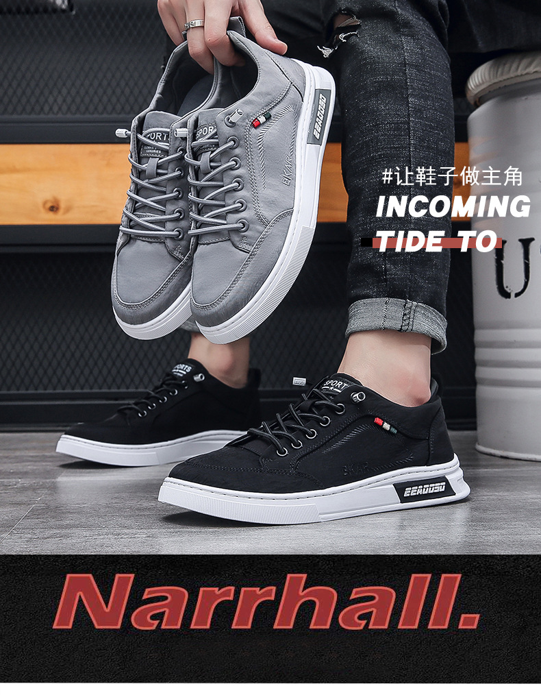 Men Canvas Slip-on Shoes Breathable Low-top Casual Sneakers for Summer