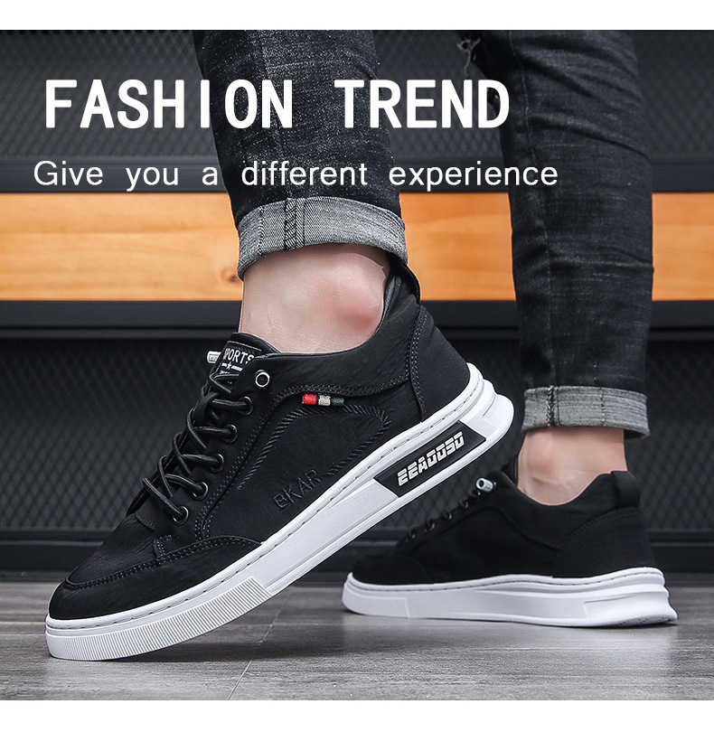 Men Canvas Slip-on Shoes Breathable Low-top Casual Sneakers for Summer