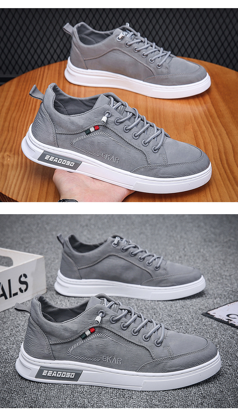 Men Canvas Slip-on Shoes Breathable Low-top Casual Sneakers for Summer