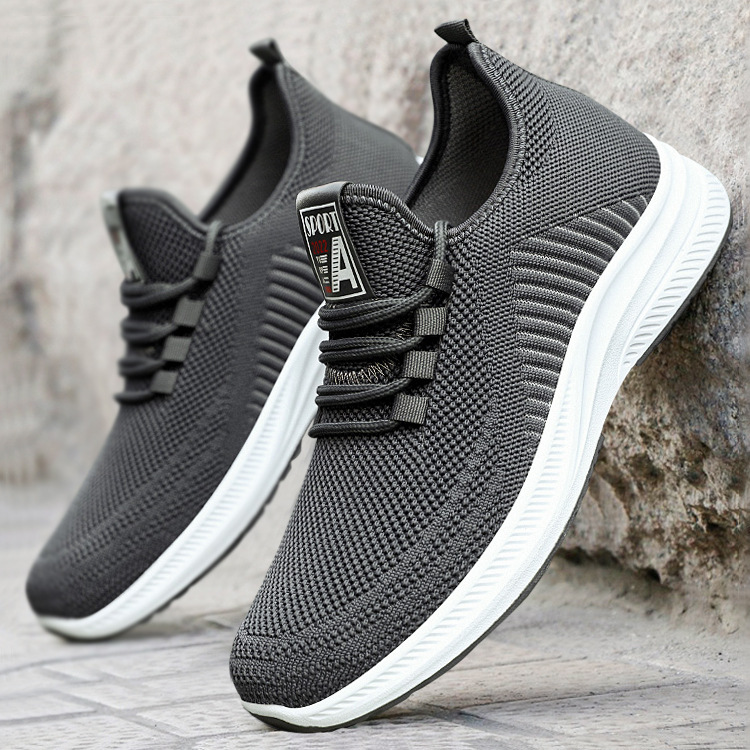 Men's Breathable Running Shoes Soft Sole Lightweight Casual Sneakers