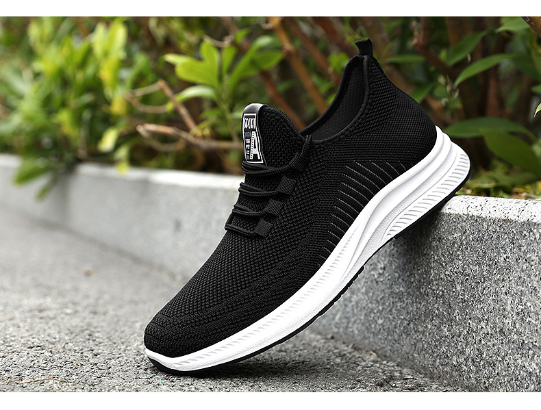 Men's Breathable Running Shoes Soft Sole Lightweight Casual Sneakers