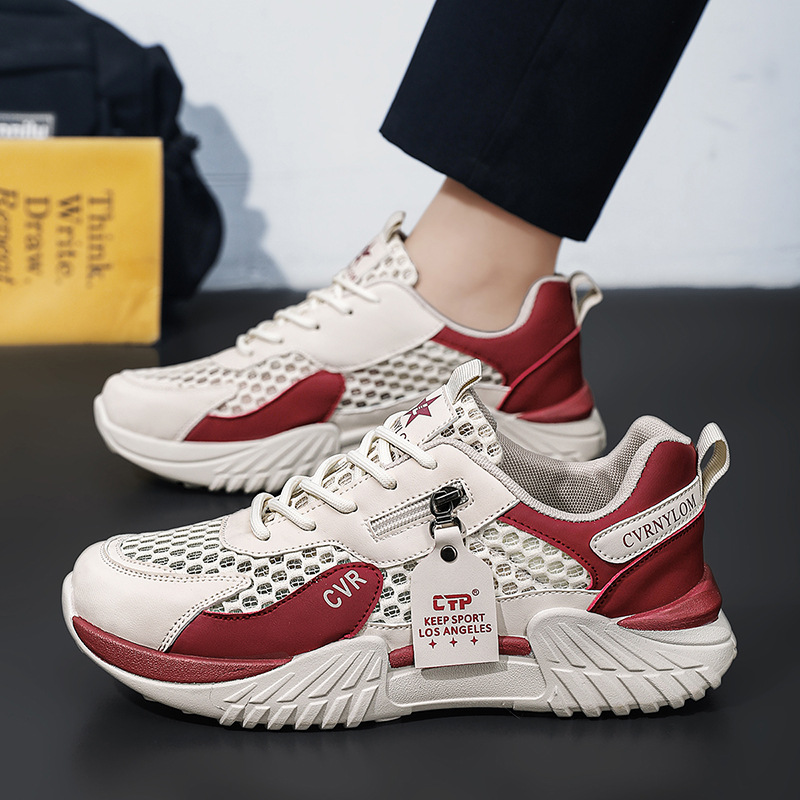 Men's Breathable Mesh Running Shoes Lightweight Casual Sneakers Summer