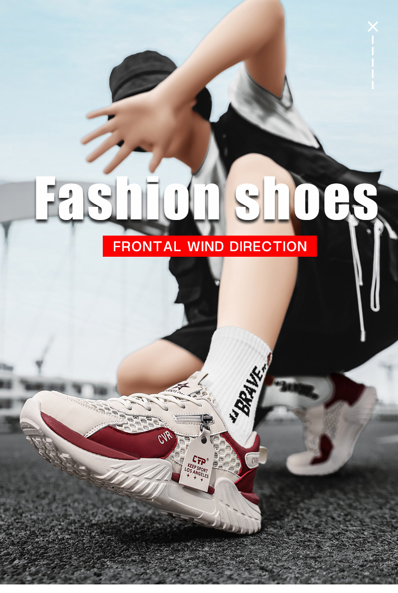 Men's Breathable Mesh Running Shoes Lightweight Casual Sneakers Summer