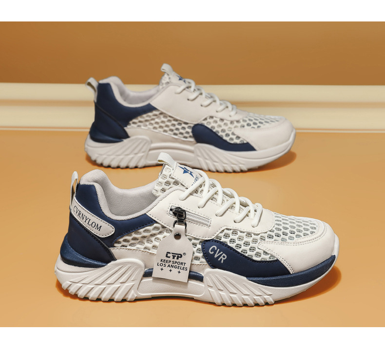 Men's Breathable Mesh Running Shoes Lightweight Casual Sneakers Summer