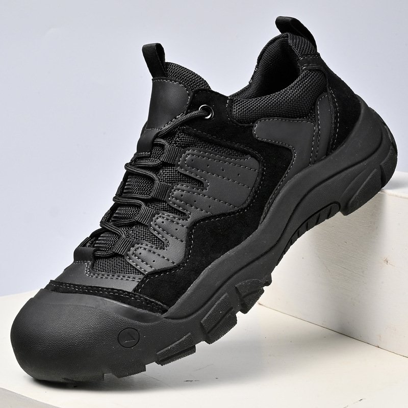 Men's Outdoor Hiking Shoes, Large Size Casual Trekking Sneakers with Cushioning