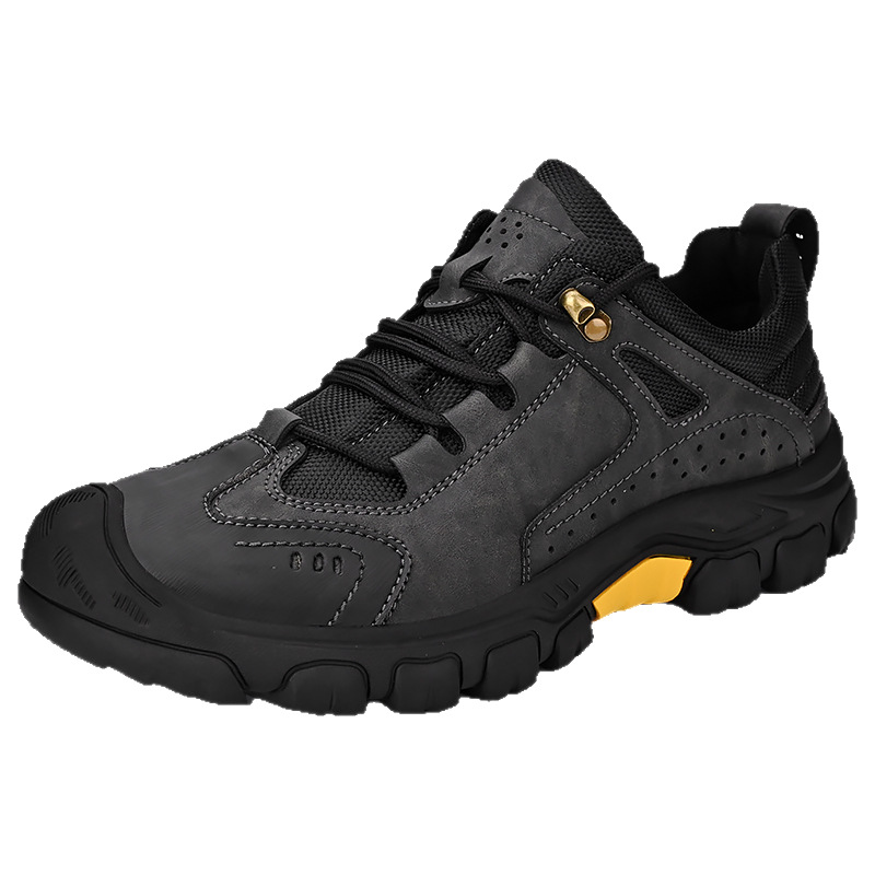 Men's Outdoor Hiking Shoes, Large Size Casual Trekking Sneakers with Cushioning