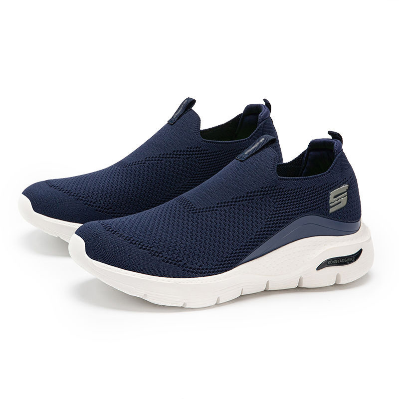 Men's Breathable Mesh Casual Shoes, Lightweight Soft Sole Sports Sneakers for Fitness