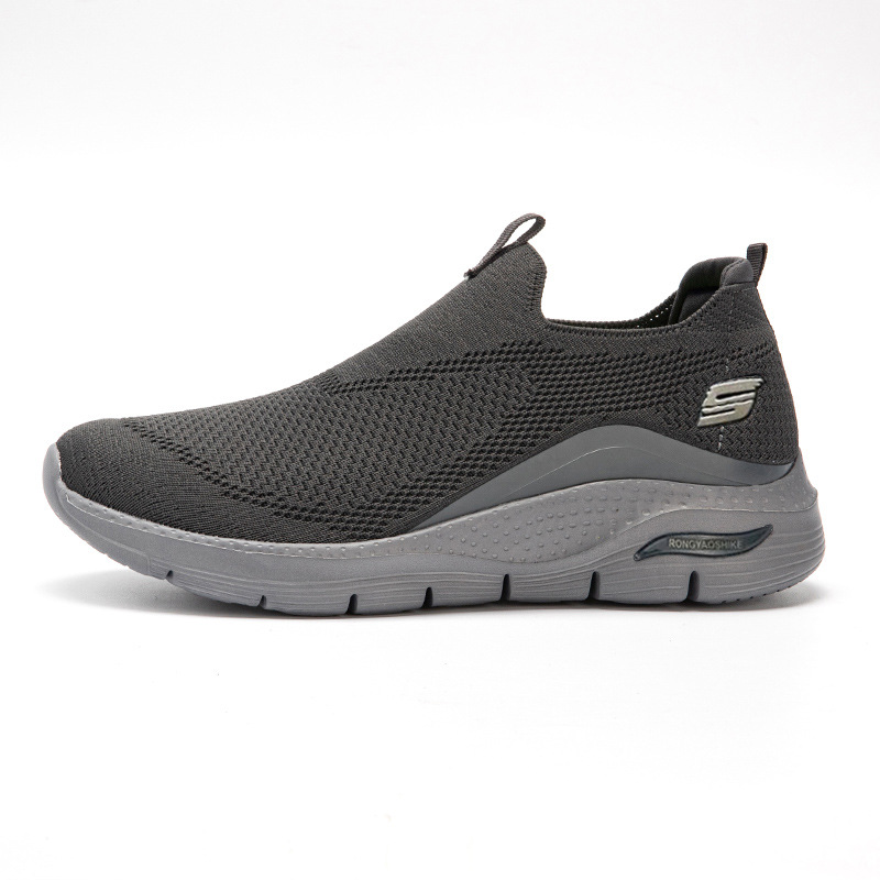 Men's Breathable Mesh Casual Shoes, Lightweight Soft Sole Sports Sneakers for Fitness