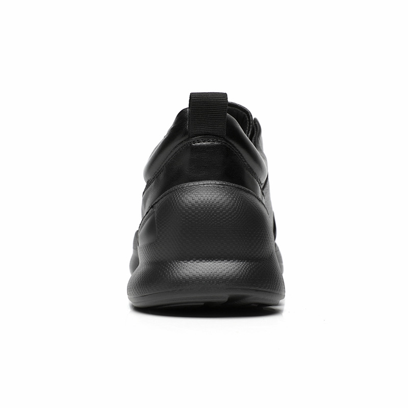 Men's Casual Leather Walking Shoes, Lightweight Comfortable Outdoor Sneakers