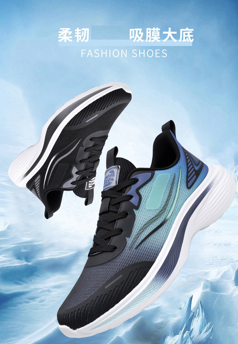 Men's Breathable Running Shoes Lightweight Comfortable Mesh Casual Sneakers