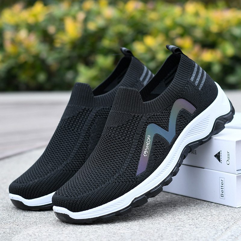 Men's Breathable Casual Slip-On Shoes, Lightweight Walking Shoes for Spring Summer