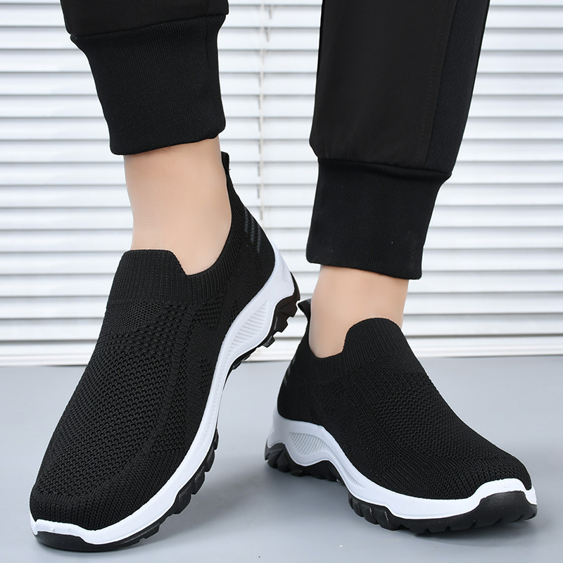 Men's Breathable Casual Slip-On Shoes, Lightweight Walking Shoes for Spring Summer