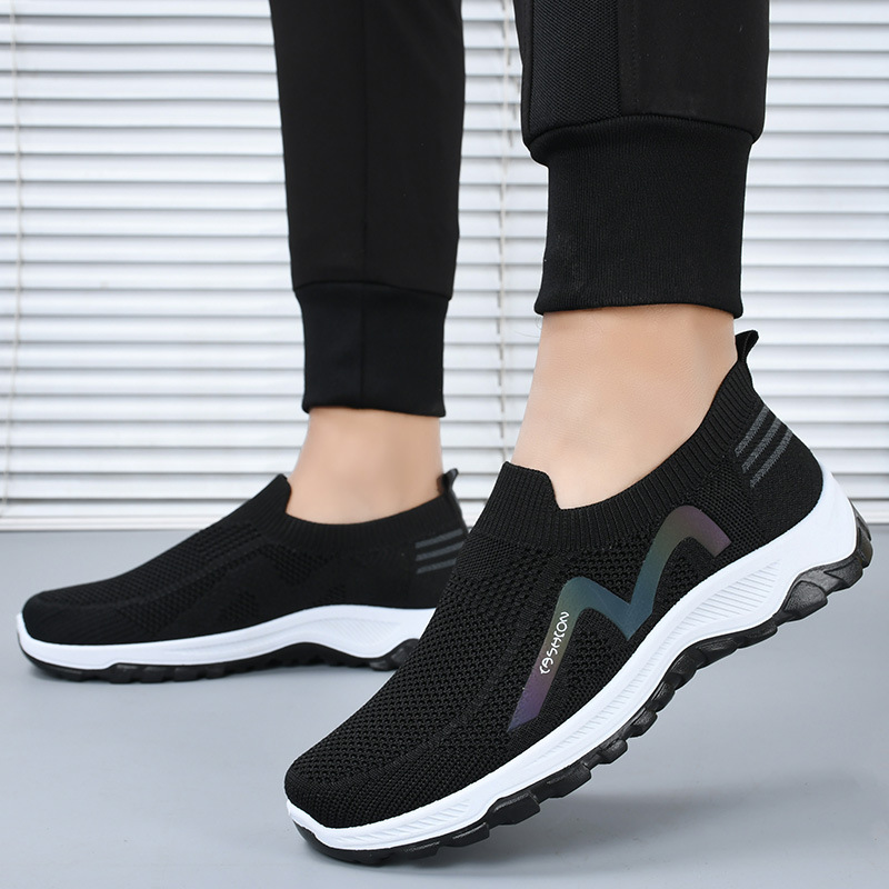Men's Breathable Casual Slip-On Shoes, Lightweight Walking Shoes for Spring Summer