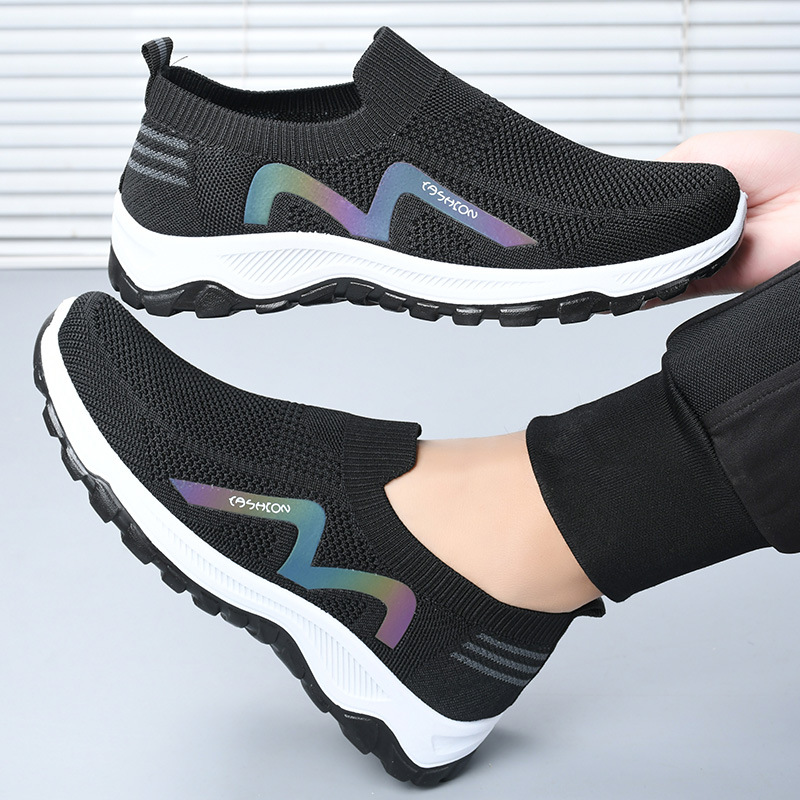Men's Breathable Casual Slip-On Shoes, Lightweight Walking Shoes for Spring Summer