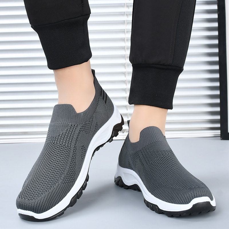 Men's Breathable Casual Slip-On Shoes, Lightweight Walking Shoes for Spring Summer