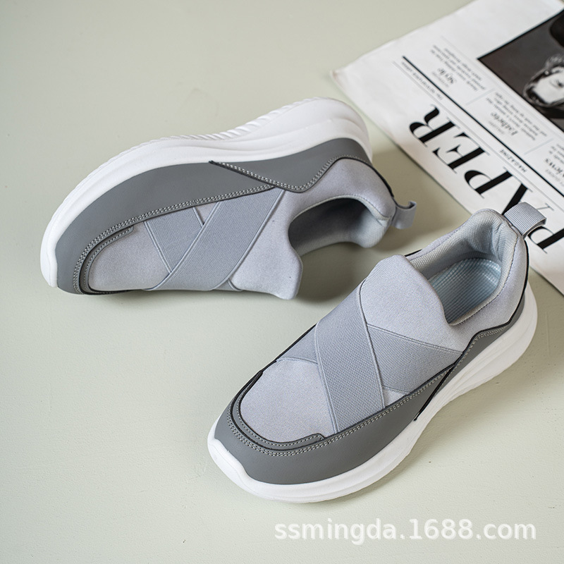 Women's Casual Canvas Slip-On Shoes, Non-Slip Soft Sole for Walking