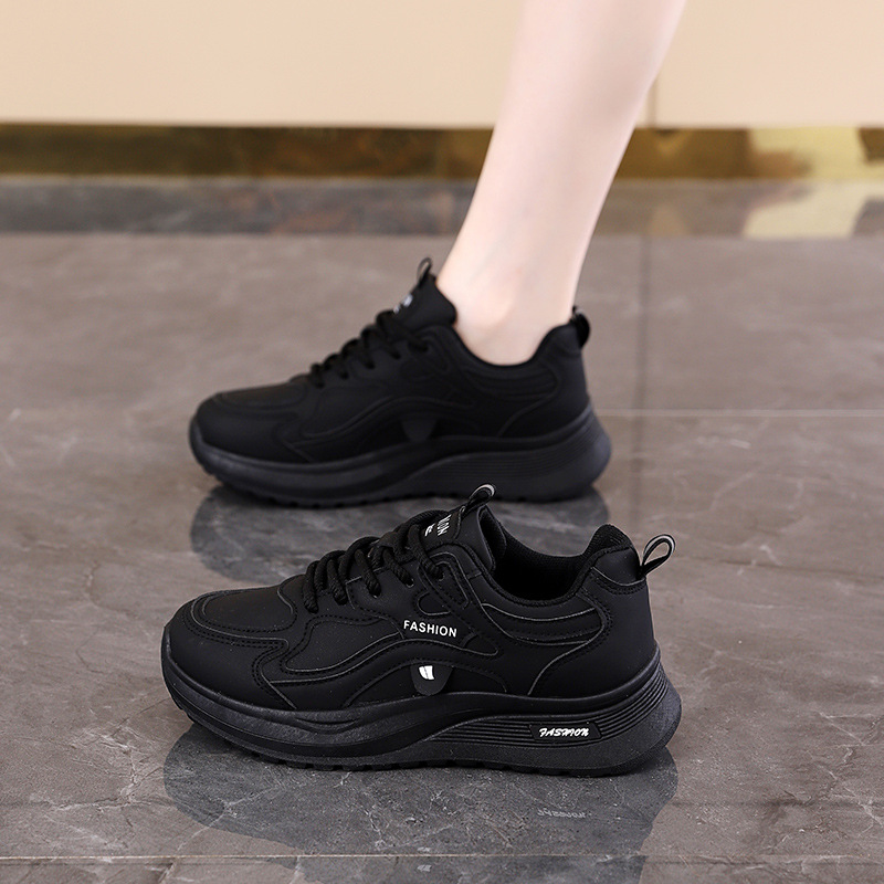 Women's Casual Skate Shoes, Breathable Comfortable Low-Top Sneakers for Spring and Autumn