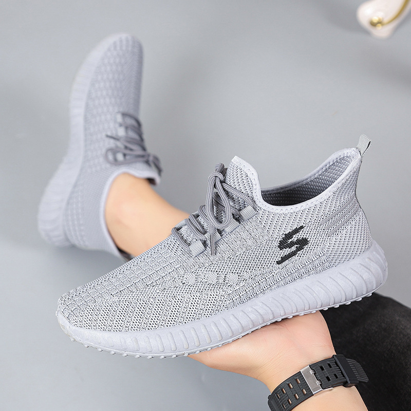 Men's Lightweight Canvas Casual Shoes, Low Top Flat Heel Sneakers for Spring Summer Fall
